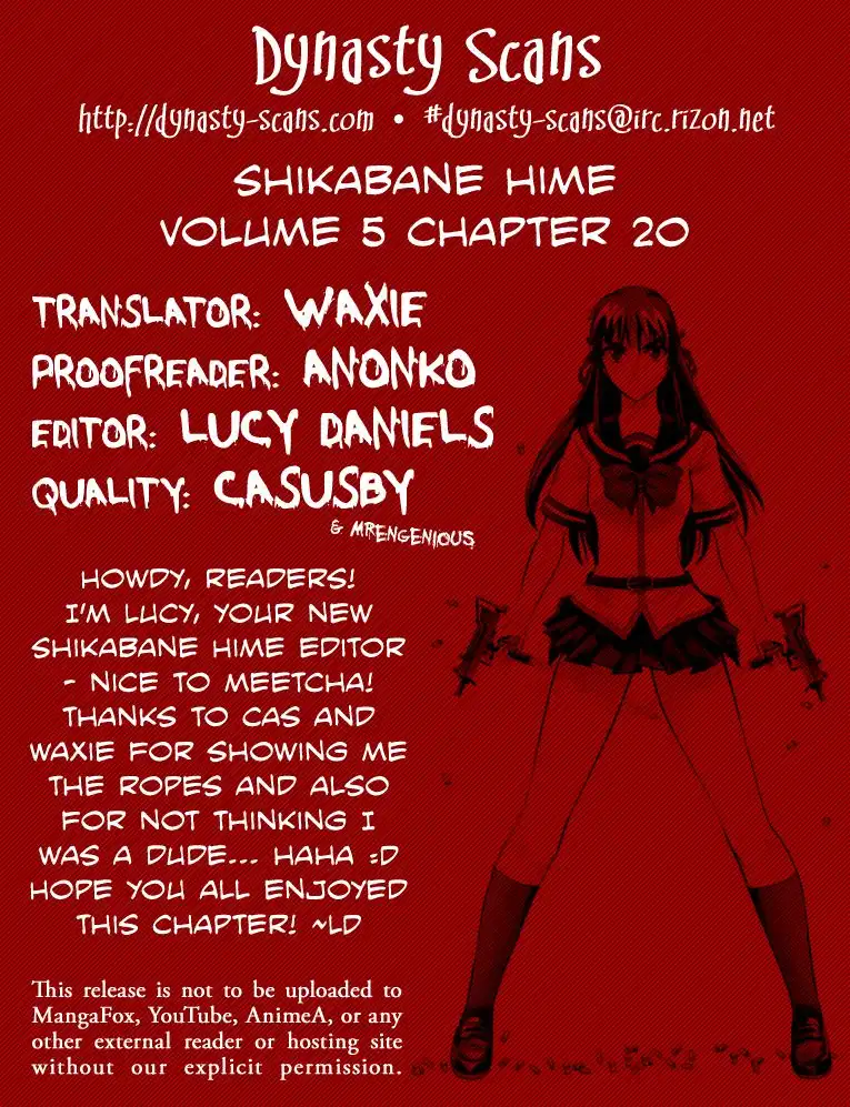 Shikabane Hime Chapter 20 45